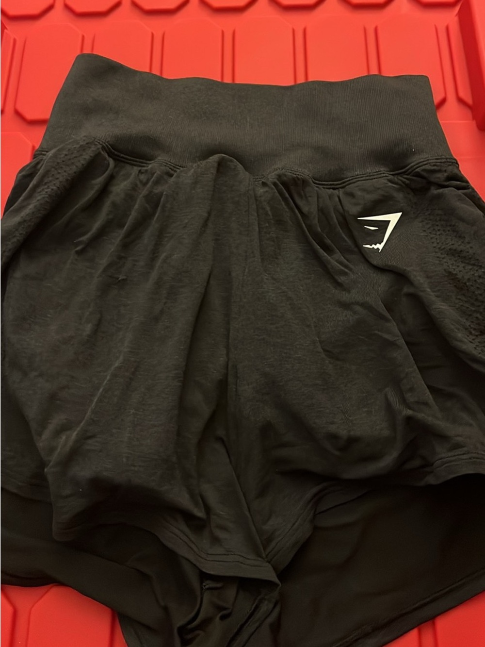 Gymshark Black High-Waist Women's Training Shorts
